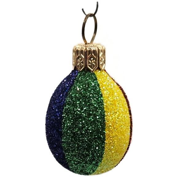 Patricia Breen Miniature Egg Rainbow Shines Easter Purple Christmas Ornament - Picture 10 of 10